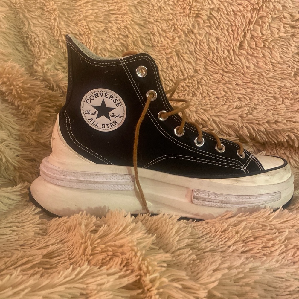 Platform chuck taylor converse  all star size 9